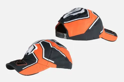 Бейсболка 93 Marc Marquez, чёрно-красная, 100% хлопок