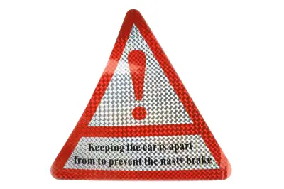 Декоративная наклейка ALERT 24×21 см (#2661)