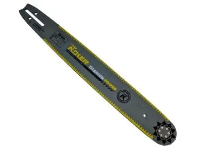Шина для бензопили Noker Titanium Power 18″, 0,325″, 1,5 мм, 72 ланки, 6 заклепок