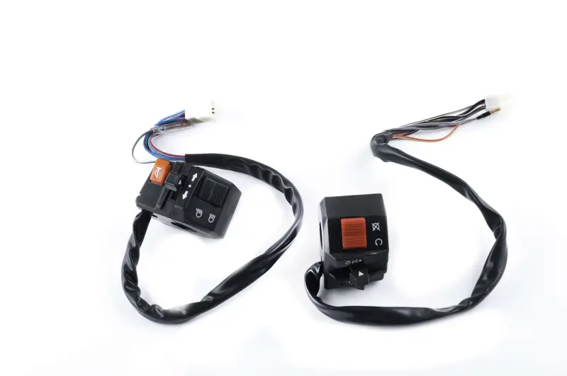 Блоки перемикачів керма Zongshen Spark R6, пара, чорні, XVP
