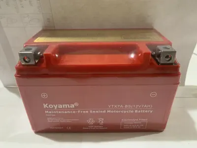 Акумулятор KOYAMA YTX7A-BS GEL 12 V 7 Ah, 150×85×95 мм