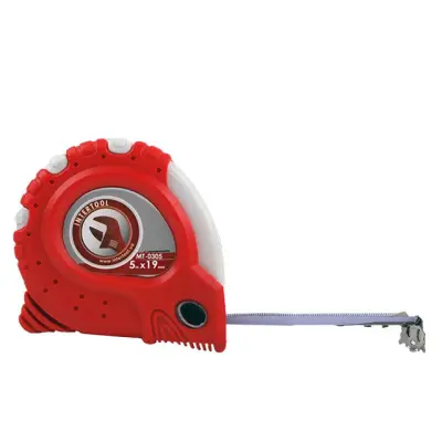 Рулетка Intertool «Супер Магніт» 5 м × 19 мм, MT-0305