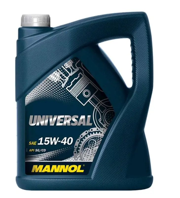 Моторна олива MANNOL Universal 15W-40 API SG/CD, 5 л