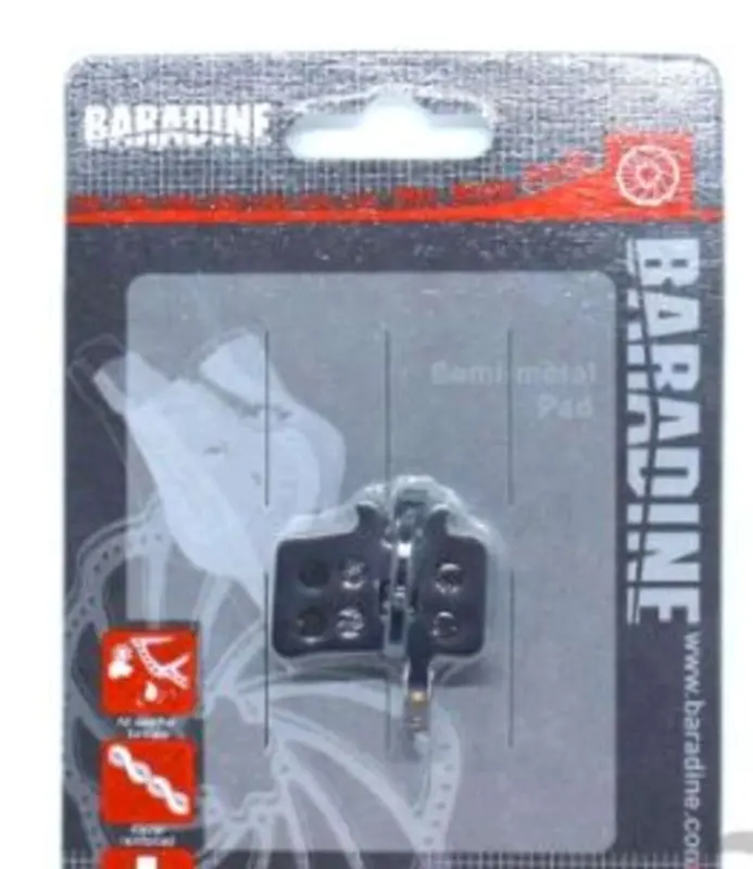 Напівметалеві дискові колодки Baradine DS-11+SP-11 KL