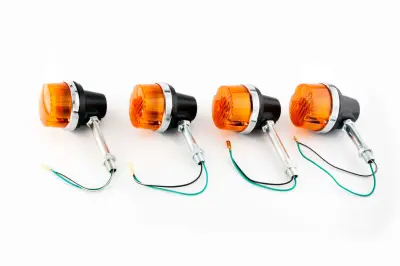Указатели поворота для мотоцикла Jawa 350, 12 V, комплект 4 шт., JING