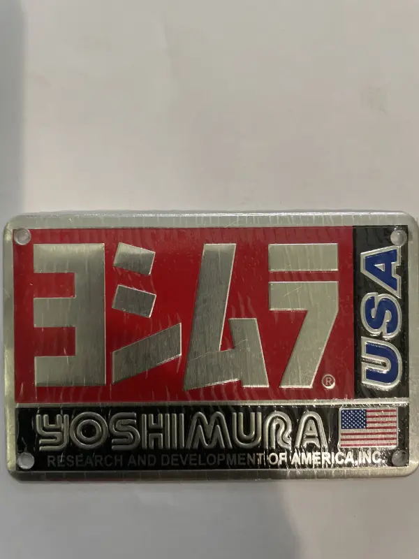 Шильдик на глушник Yoshimura USA 118