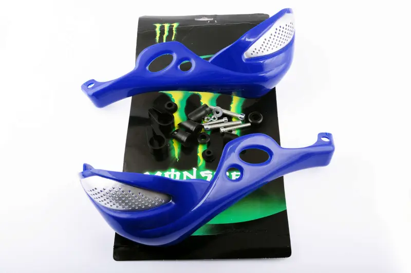 Защита рук на руль XJB mod.1 Monster Energy, синяя