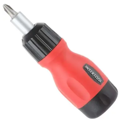 Реверсивна викрутка INTERTOOL VT-1009 із 6 бітами
