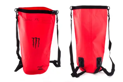Червоний рюкзак із верхньою затяжкою Monster Energy