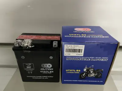 Мотоакумулятор OUTDO UTX7L-BS 12 В 6 А·год, 113×70×130 мм