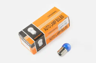 Мотолампа G18 BA15s 12V 10W синя ORANGE BOX