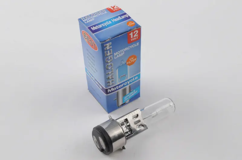 Галогенна лампа фари BEST BA20D 12V 35/35W, біла (mod:B)