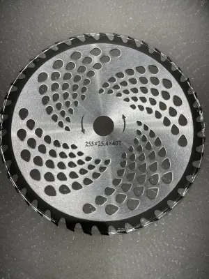 Диск-ніж для мотокоси MECH 40T, 255 × 25,4 мм, з побідитовими зубцями