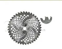 Диск для мотокоси KOSA 40T, 255 × 25,4 мм, з твердосплавними зубцями
