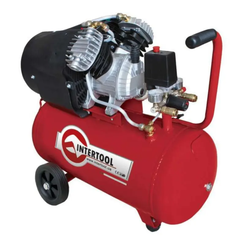 Компрессор INTERTOOL PT-0004, 50 л, 2,23 кВт, 354 л/мин