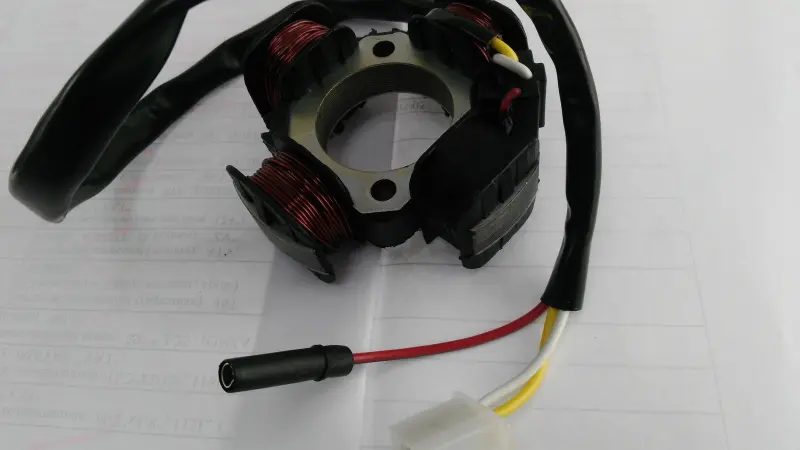 Статор генератора Suzuki AD50 (3+1 катушек)