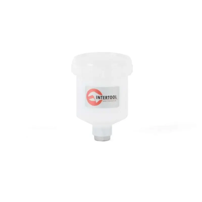 Пластиковый мини-бачок INTERTOOL для HVLP, M14x1, 125 мл