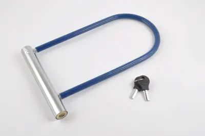 Протиугінний U-подібний замок LOCK 250×10 мм, синій