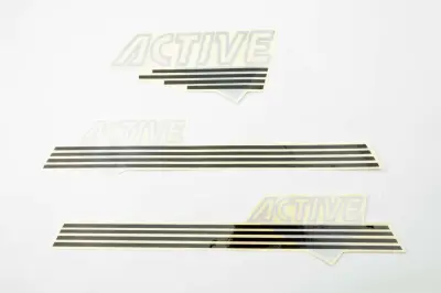 Комплект наліпок Active 40×10 см, 3 шт., чорний (#2486)