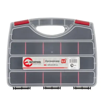 Пластиковий органайзер INTERTOOL BX-4001 12,5″, 320×260×50 мм