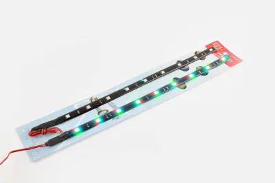 Светодиодная лента SMD 5050 RGB, 9 кристаллов, 30 см, TYPE-R