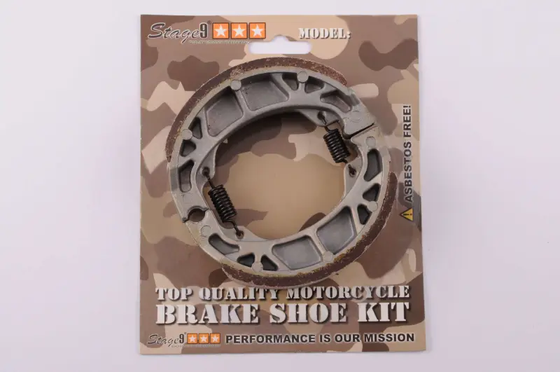 Барабанные тормозные колодки 4T GY6 50–150 для колес 10/12 STAGE-9