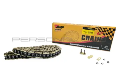 Цепь трансмиссии 530, 114 звеньев, O-Ring, желтая, TM EVO