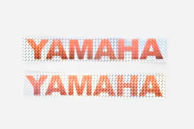 Комплект червоних наліпок YAMAHA 30×5 см (6998C)