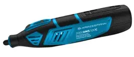 Аккумуляторный гравер KRAISSMANN 2002 AMS 100C, 12 В, 2 А·ч, 100 насадок, кейс
