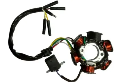 Статор генератора 4T GY6 50, 5+1 котушка, 5 контактів