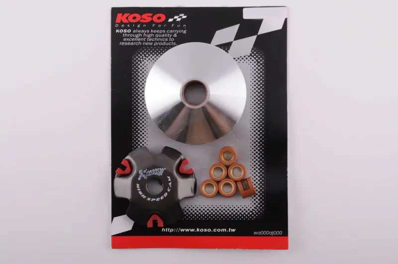 Передний тюнинговый вариатор KOSO для Honda Dio AF27/AF28 с втулкой и роликами