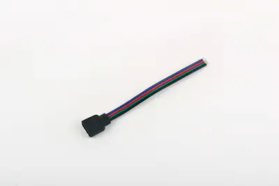 Конектор для RGB-стрічки 4-pin «мама» з проводом