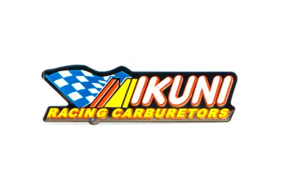 Наклейка MIKUNI Racing Carburetors 12×3 см