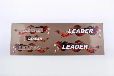 Набір наліпок LEADER 48×16 см, бронзовий