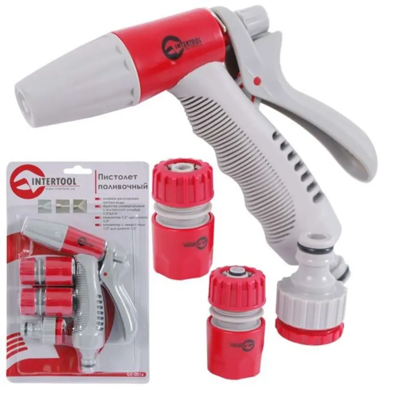 Набір для поливу INTERTOOL GE-0016, 3 режими, шланг 1/2″