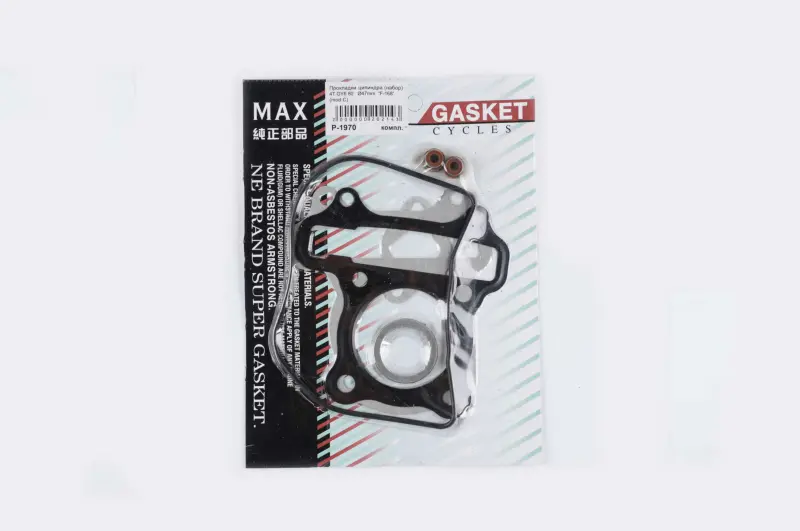 Набор прокладок цилиндра MAX GASKETS для 4T GY6 80 Ø47 мм, mod. C