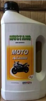 Напівсинтетична моторна олива MUSTANG MOTO 4T SEMI, 1 л