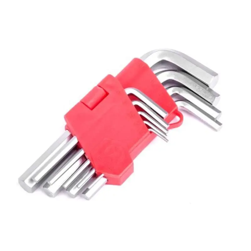 Набор Г-образных шестигранных ключей INTERTOOL HT-0601, 9 шт., 1,5–10 мм