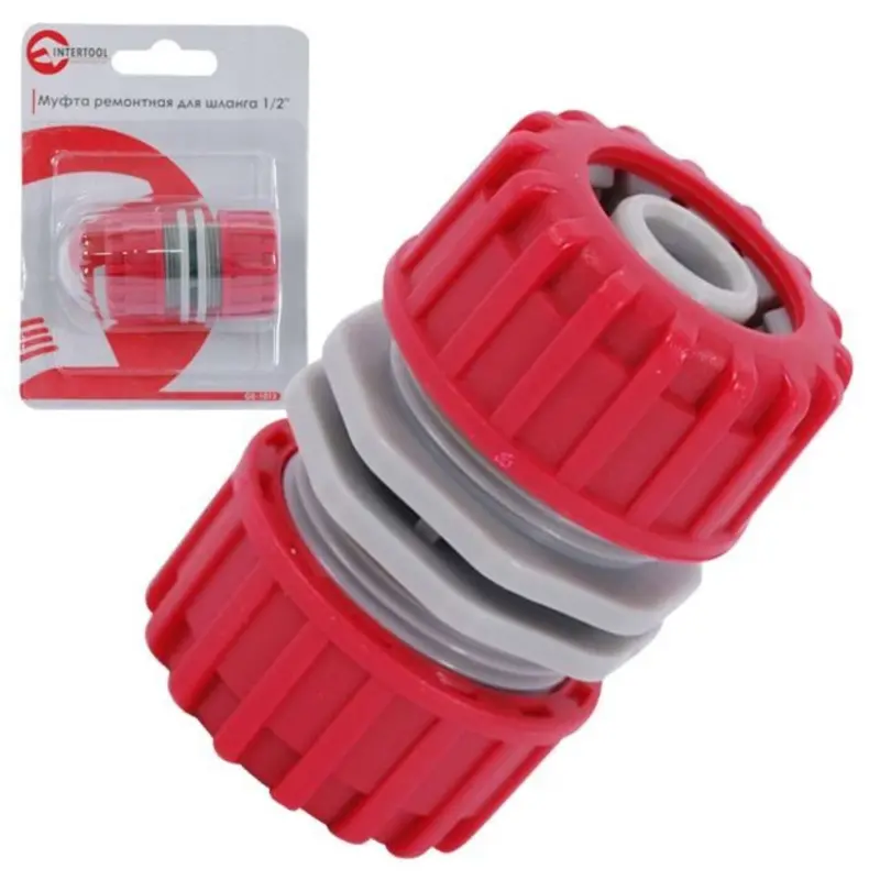 Муфта ремонтна для шланга 1/2″ Intertool