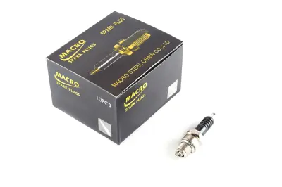 Свічка запалювання MACRO E6TC M14×1,25, 12,7 мм для 2Т скутерів 50–125 см³