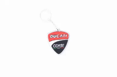 Брелок DUCATI Corse Shield резиновый (#YSK145)