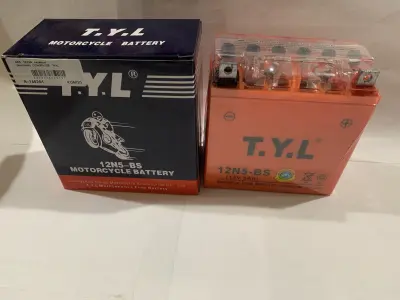Мотоакумулятор TYL 12N5-BS 12 В 5 А·год, 119×60×128 мм