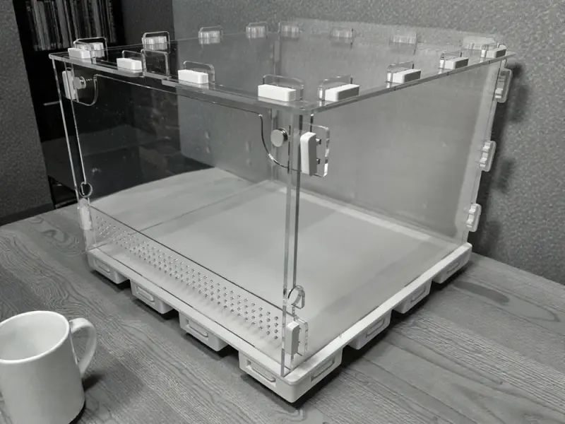 ANTMART 300×300×200 mm Acrylic and PETG Terrarium