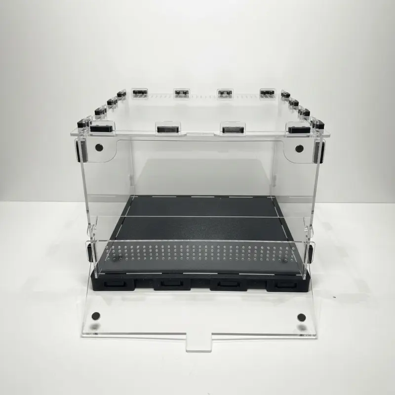 ANTMART Black 300x300x200 mm Terrarium with Front Door