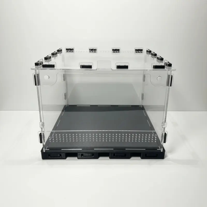 ANTMART Black 300x300x200 mm Terrarium with Front Door