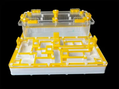ANTMART Лабиринт Yellow А ant farm, 200х200 mm