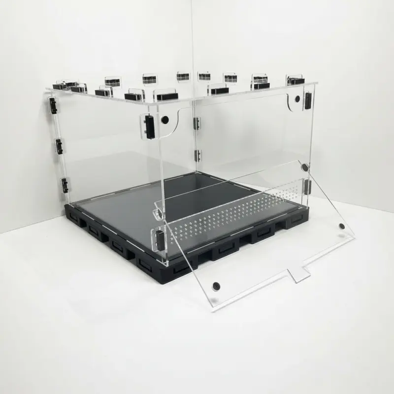 ANTMART Black 300x300x200 mm Terrarium with Front Door