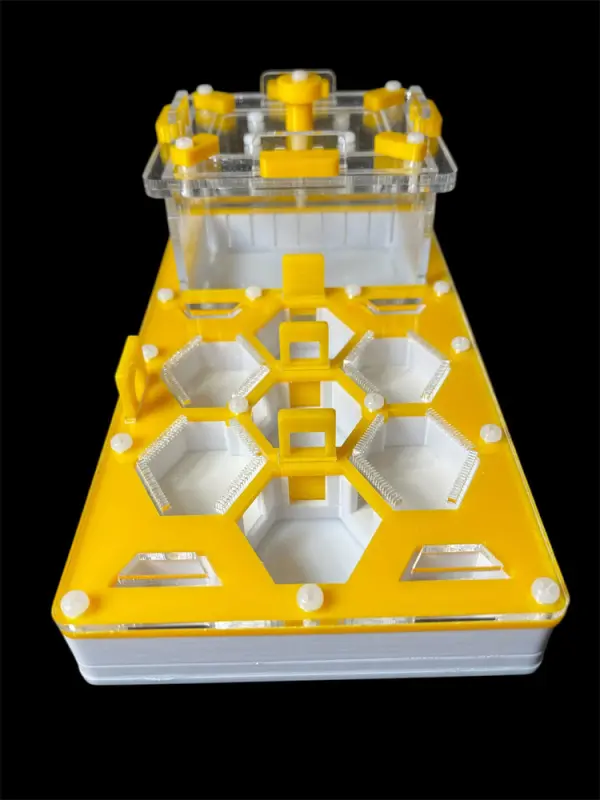 ANTMART Honeycomb Yellow 220x110 Ant Farm, Variant A