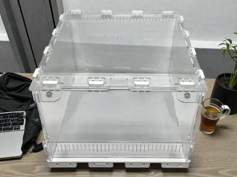 ANTMART 300×300×200 mm Acrylic and PETG Terrarium
