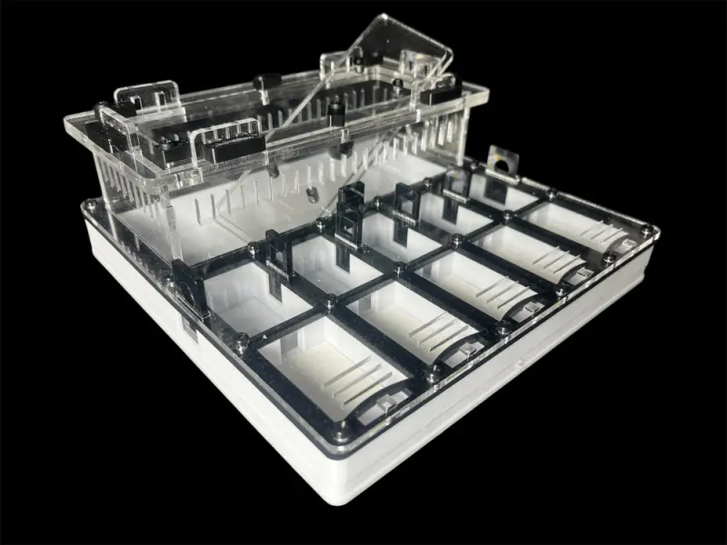 ANTMART Grid Black 200×200 mm ant farm, variant A